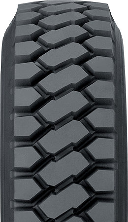 Foreground Tire Tread