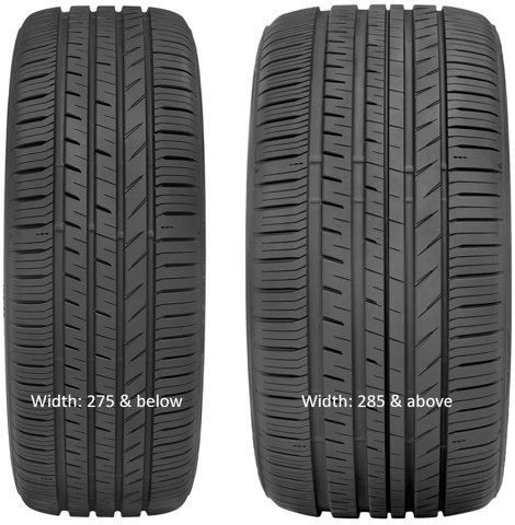 Proxes Sport A/S+ 275_285 Tread Comparison